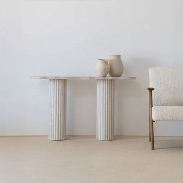 Natural Stone Console Tables